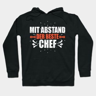 Mit Abstand Beste Chef Witziges Spruch Bleib Zuhause Hoodie